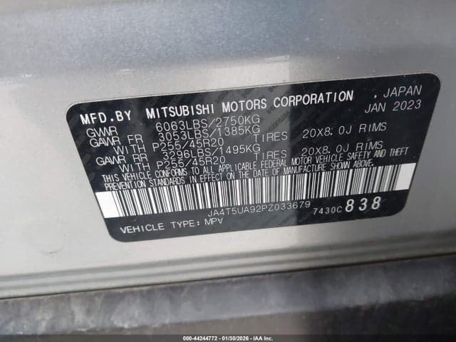 2023 MITSUBISHI OUTLANDER PHEV 9