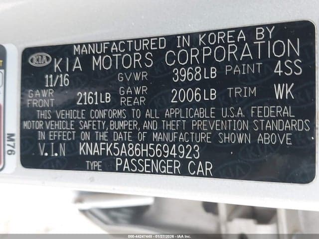 2017 KIA FORTE LX 9