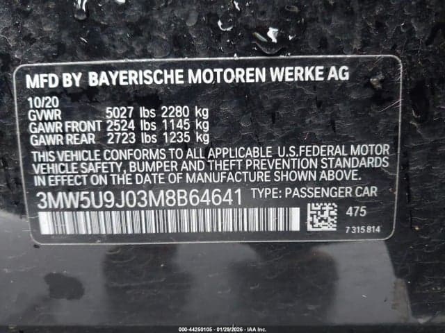 2021 BMW 3 SERIES M340I XDRIVE 9