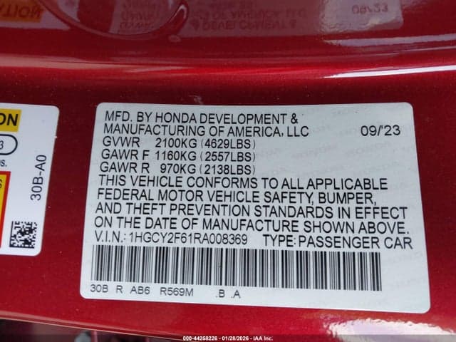 2024 HONDA ACCORD HYBRID EX-L 9