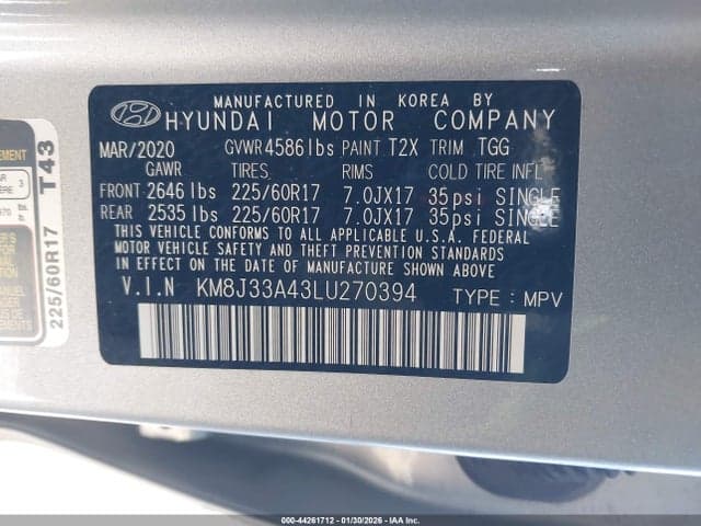 2020 HYUNDAI TUCSON VALUE 9