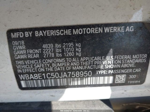 2018 BMW 330E IPERFORMANCE 9