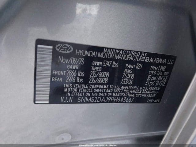 2023 HYUNDAI SANTA FE SEL 9