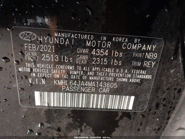2021 HYUNDAI SONATA SEL 9