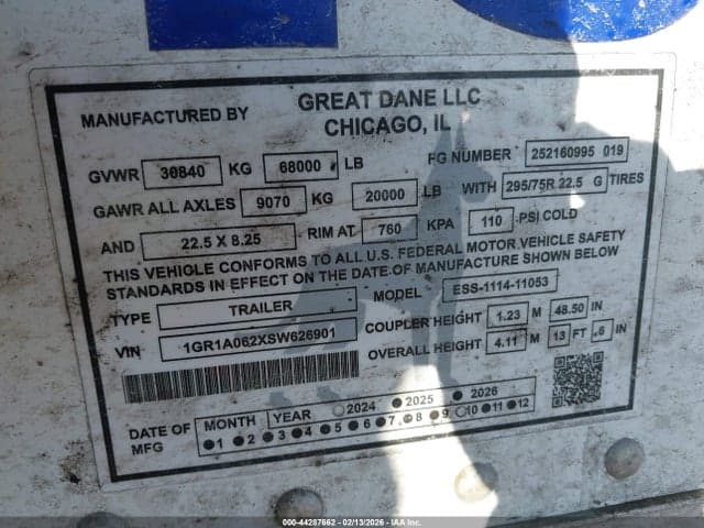2025 GREAT DANE TRAILERS UNKNOWN 9