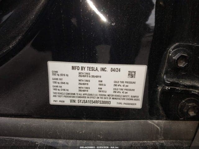 2024 TESLA MODEL S LONG RANGE 9