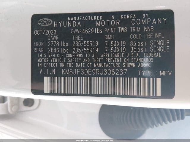 2024 HYUNDAI TUCSON XRT 9