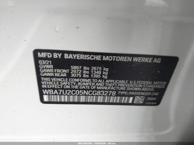 2022 BMW 750 I XDRIVE 9