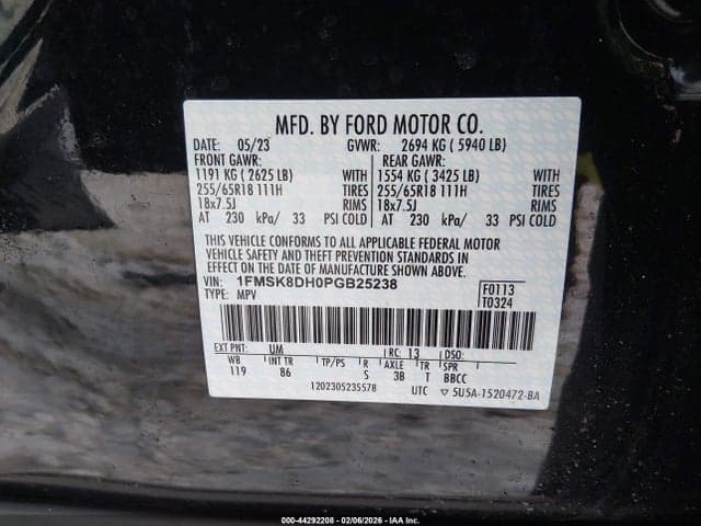2023 FORD EXPLORER XLT 9