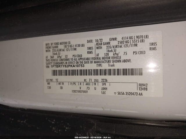 2023 FORD TRANSIT-250 9
