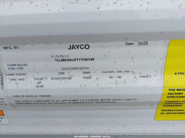 2026 JAYCO JAY FLIGHT 9