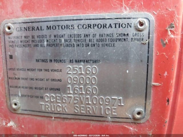 1975 CHEVROLET C65 8