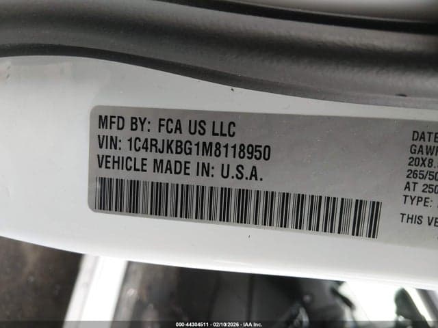 2021 JEEP GRAND CHEROKEE L LIMITED 4X4 9