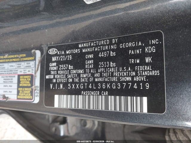 2019 KIA OPTIMA LX 9