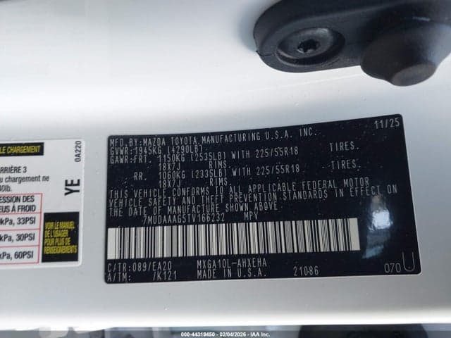 2026 TOYOTA COROLLA CROSS XLE 9