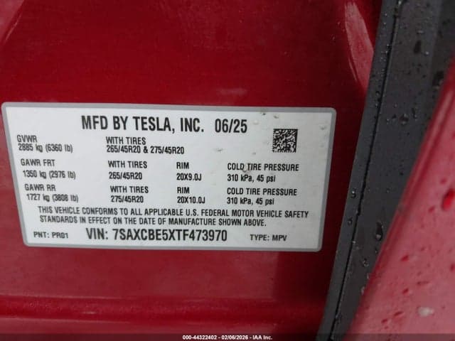 2026 TESLA MODEL X ALL-WHEEL DRIVE 9