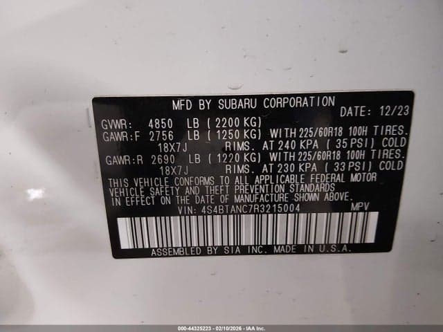 2024 SUBARU OUTBACK LIMITED 9