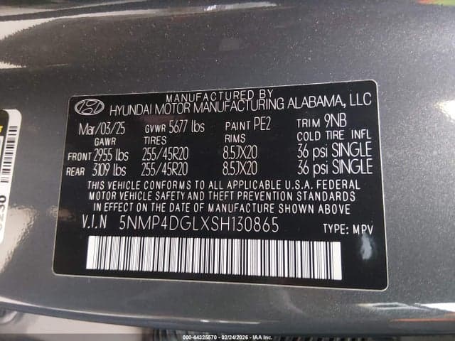 2025 HYUNDAI SANTA FE LIMITED 9