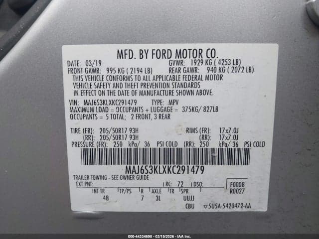 2019 FORD ECOSPORT TITANIUM 9