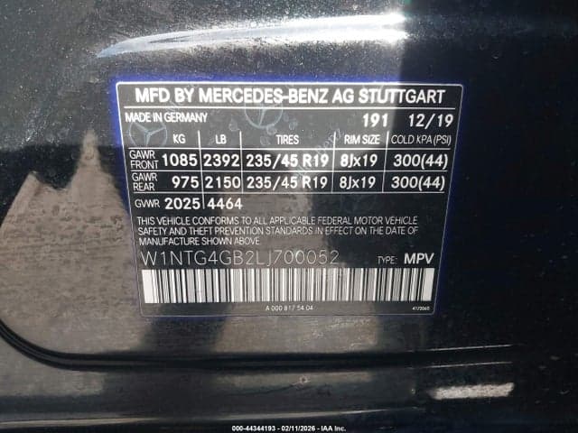 2020 MERCEDES-BENZ GLA 250 4MATIC 9