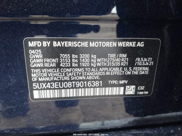 2026 BMW X5 PHEV XDRIVE50E 9