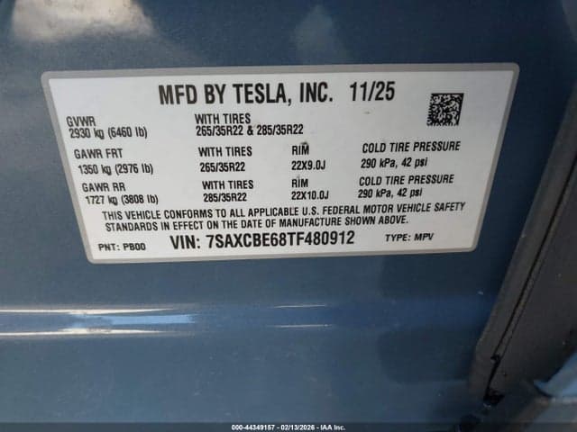 2026 TESLA MODEL X PLAID 9