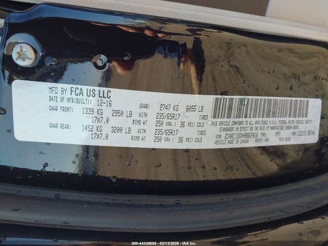 2017 CHRYSLER PACIFICA TOURING-L 9