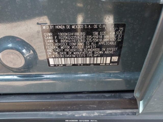 2026 HONDA HR-V 2WD SPORT 9