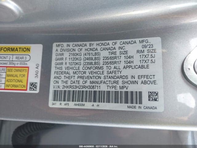 2024 HONDA CR-V LX 2WD 9
