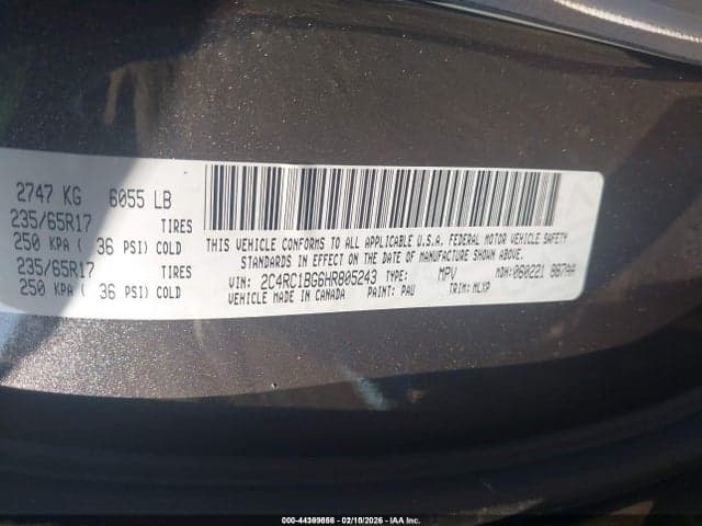 2017 CHRYSLER PACIFICA TOURING-L 9