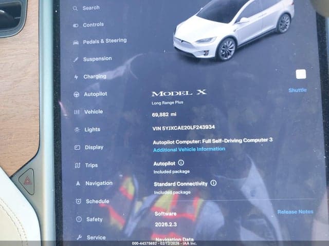 2020 TESLA MODEL X 7