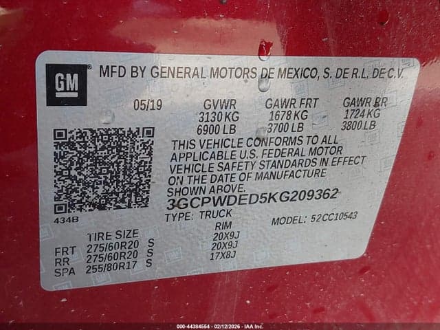 2019 CHEVROLET SILVERADO 1500 RST 9