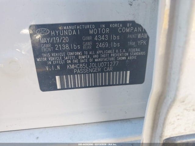 2020 HYUNDAI IONIQ ELECTRIC LIMITED 9