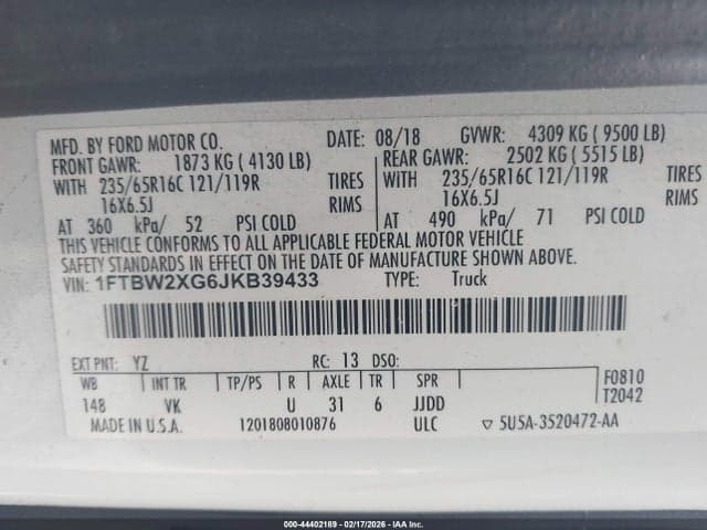 2018 FORD TRANSIT-350 9