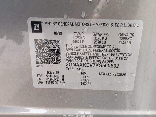 2019 CHEVROLET EQUINOX LT 9