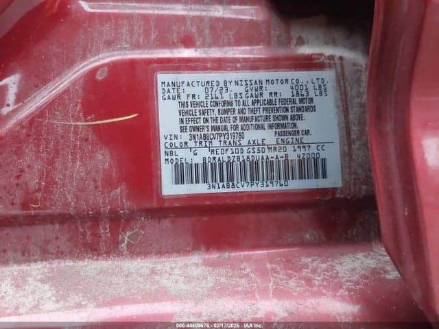 2023 NISSAN SENTRA SV XTRONIC CVT 9