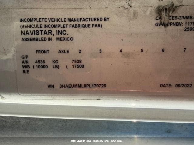 2023 INTERNATIONAL MV 8