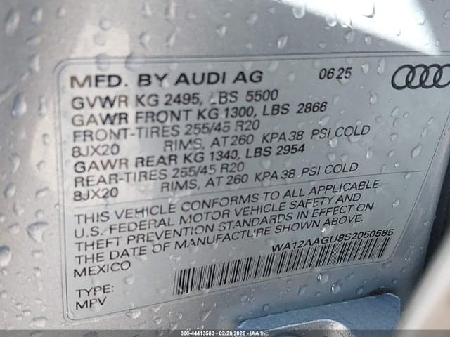 2025 AUDI ALL-NEW Q5 PREMIUM PLUS TFSI QUATTRO S TRONIC 9