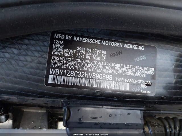 2017 BMW I3 94 AH W/RANGE EXTENDER 9