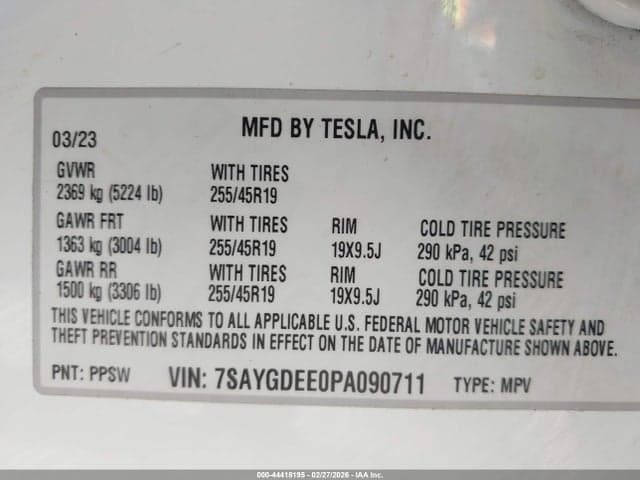 2023 TESLA MODEL Y 9