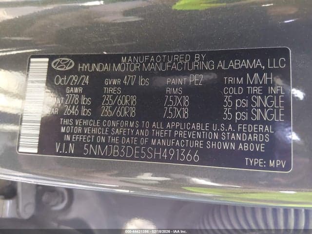 2025 HYUNDAI TUCSON SEL 9