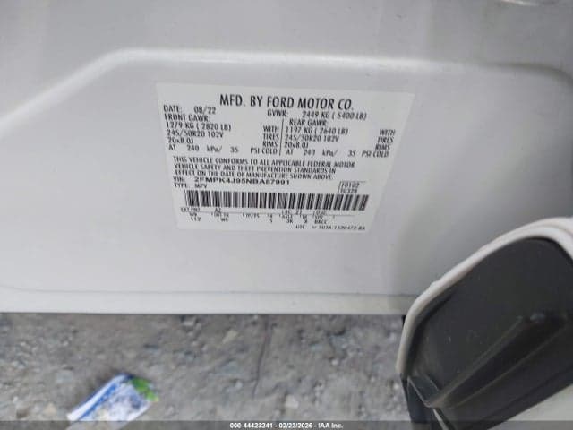 2022 FORD EDGE ST-LINE 9