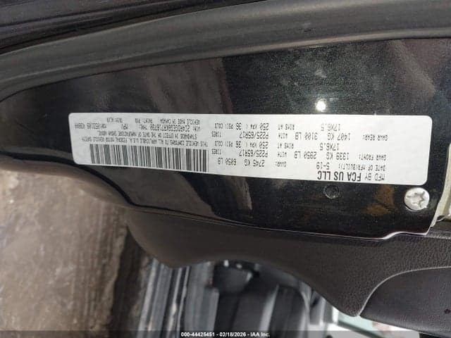 2019 DODGE GRAND CARAVAN GT 9