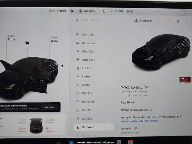 2020 TESLA MODEL Y LONG RANGE DUAL MOTOR ALL-WHEEL DRIVE 7