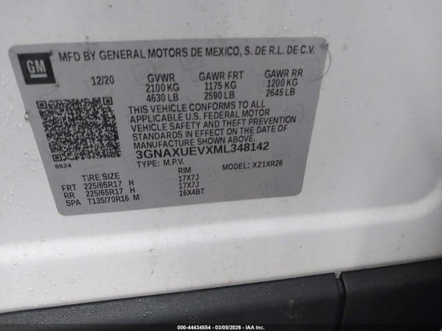 2021 CHEVROLET EQUINOX AWD LT 9