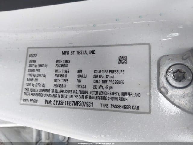 2022 TESLA MODEL 3 LONG RANGE DUAL MOTOR ALL-WHEEL DRIVE 9