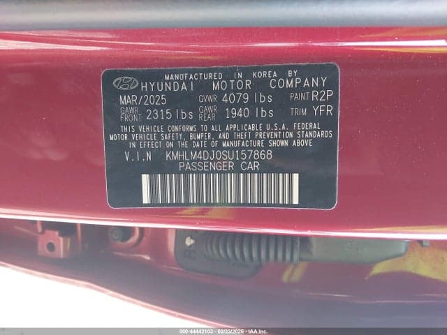 2025 HYUNDAI ELANTRA BLUE/SEL SPORT 9