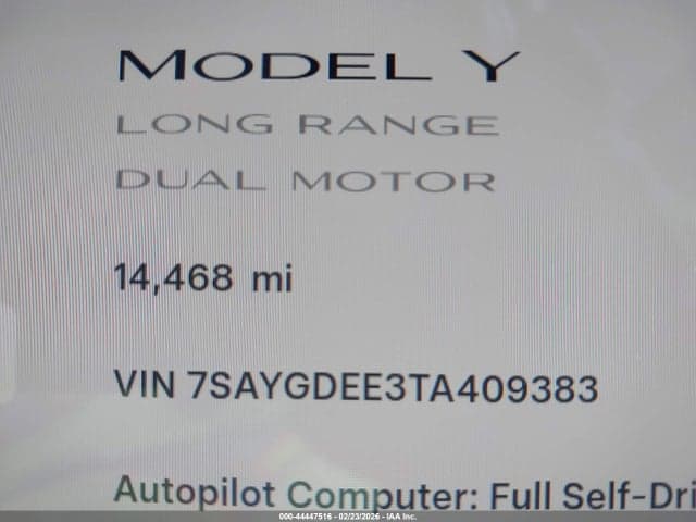 2026 TESLA MODEL Y 16