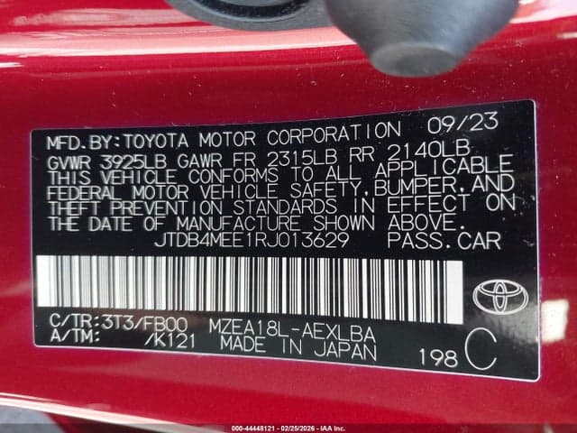 2024 TOYOTA COROLLA LE 9