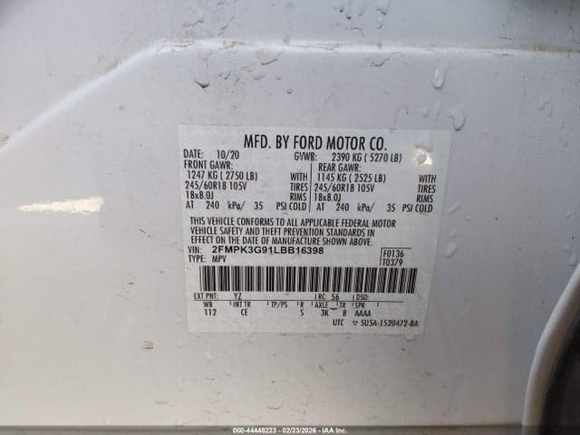 2020 FORD EDGE SE 9